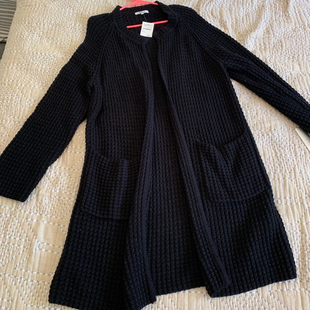 Madewell Black Duster/Cardigan